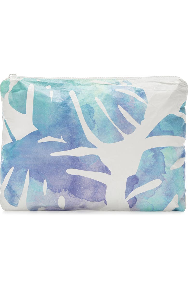 Aloha Collection Medium Water Resistant Tyvek<sup>®</sup> Zip Pouch, Main, color, Dawn