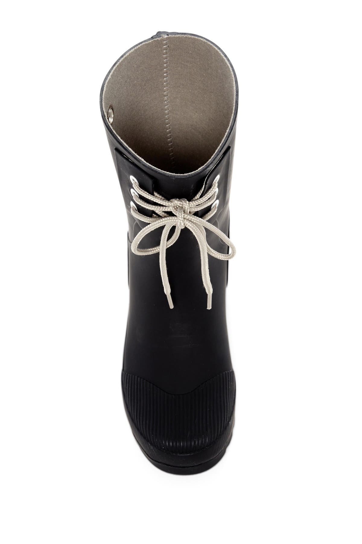 Nomad Kelly B Lace-Up Waterproof Rain Boot, Alternate, color, Black