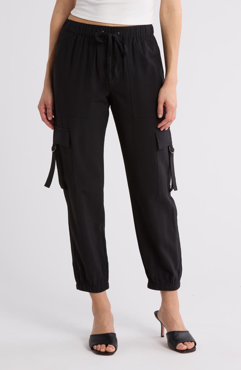 Sanctuary Drawstring Cargo Pants, Main, color, 