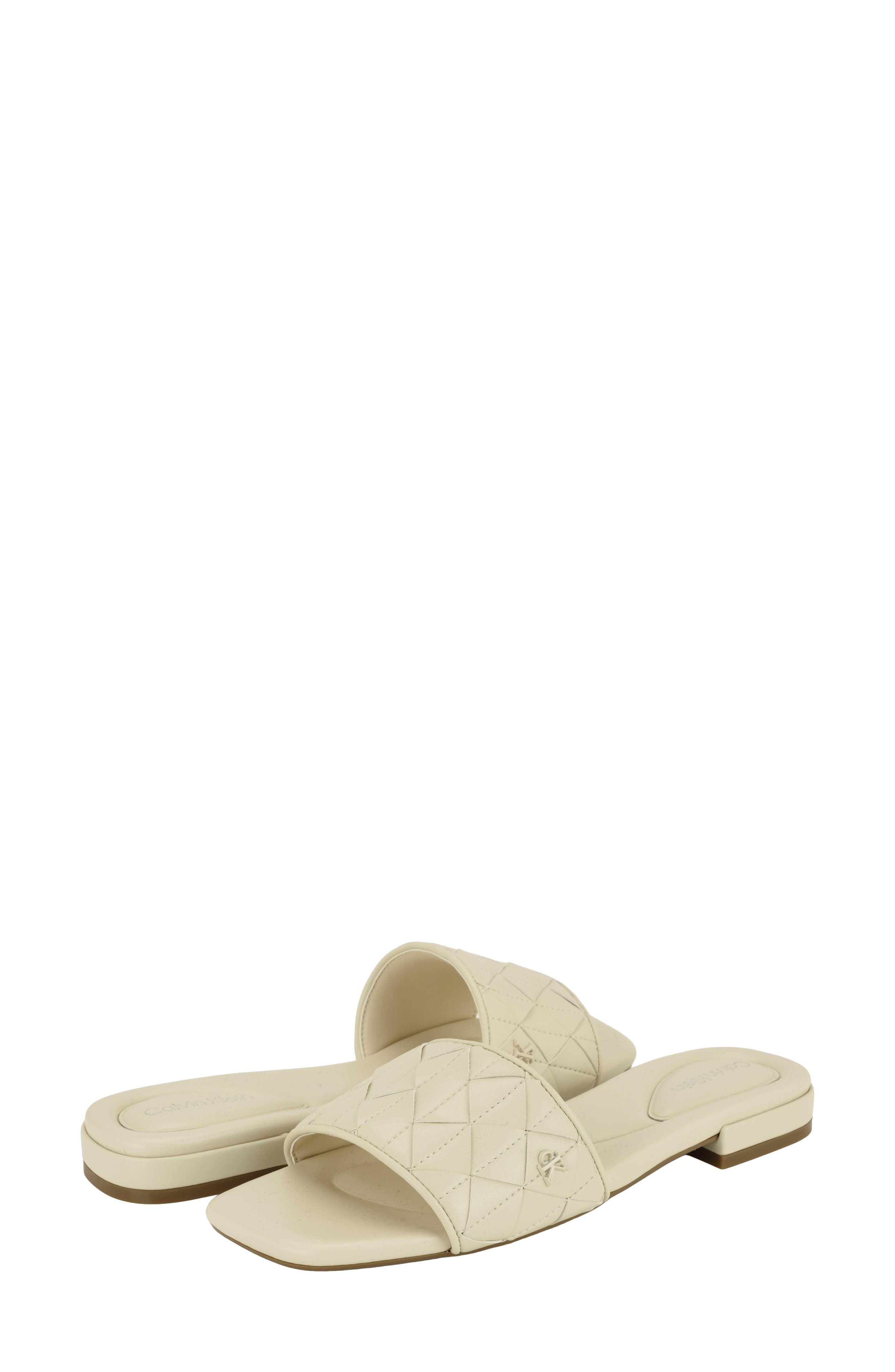 Theona Slide Sandal, Alternate, color, IVORY