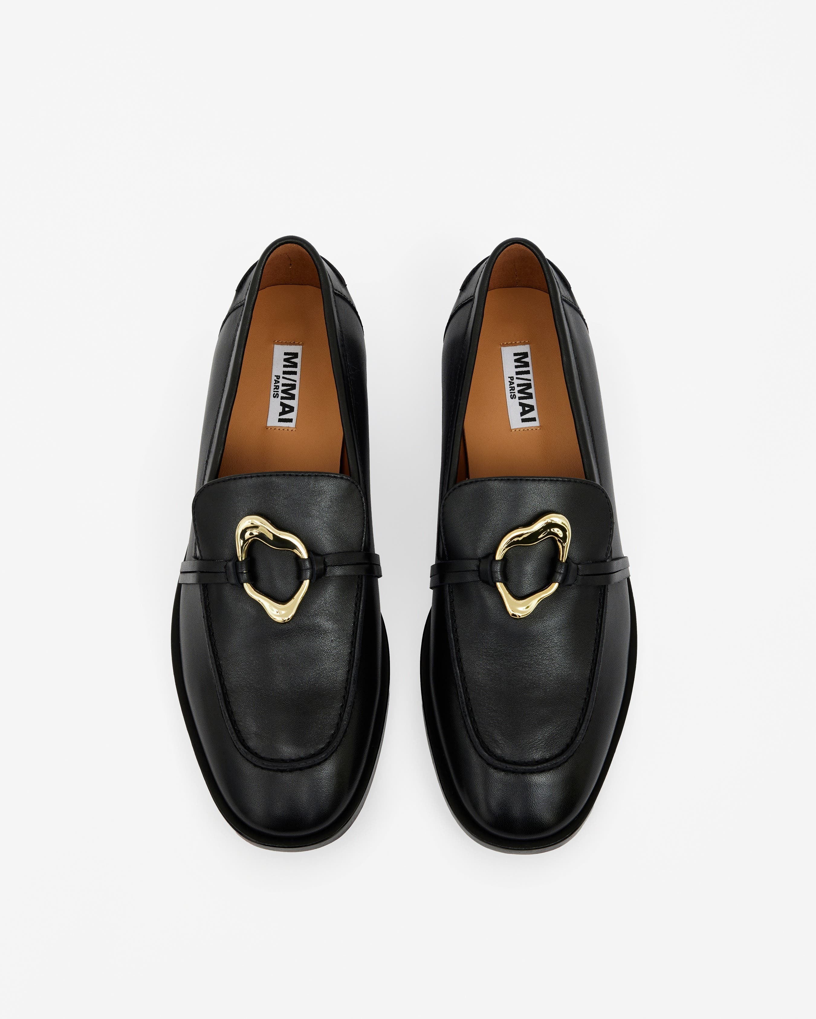 Luciano Leather Loafer, Main, color, Black Melt