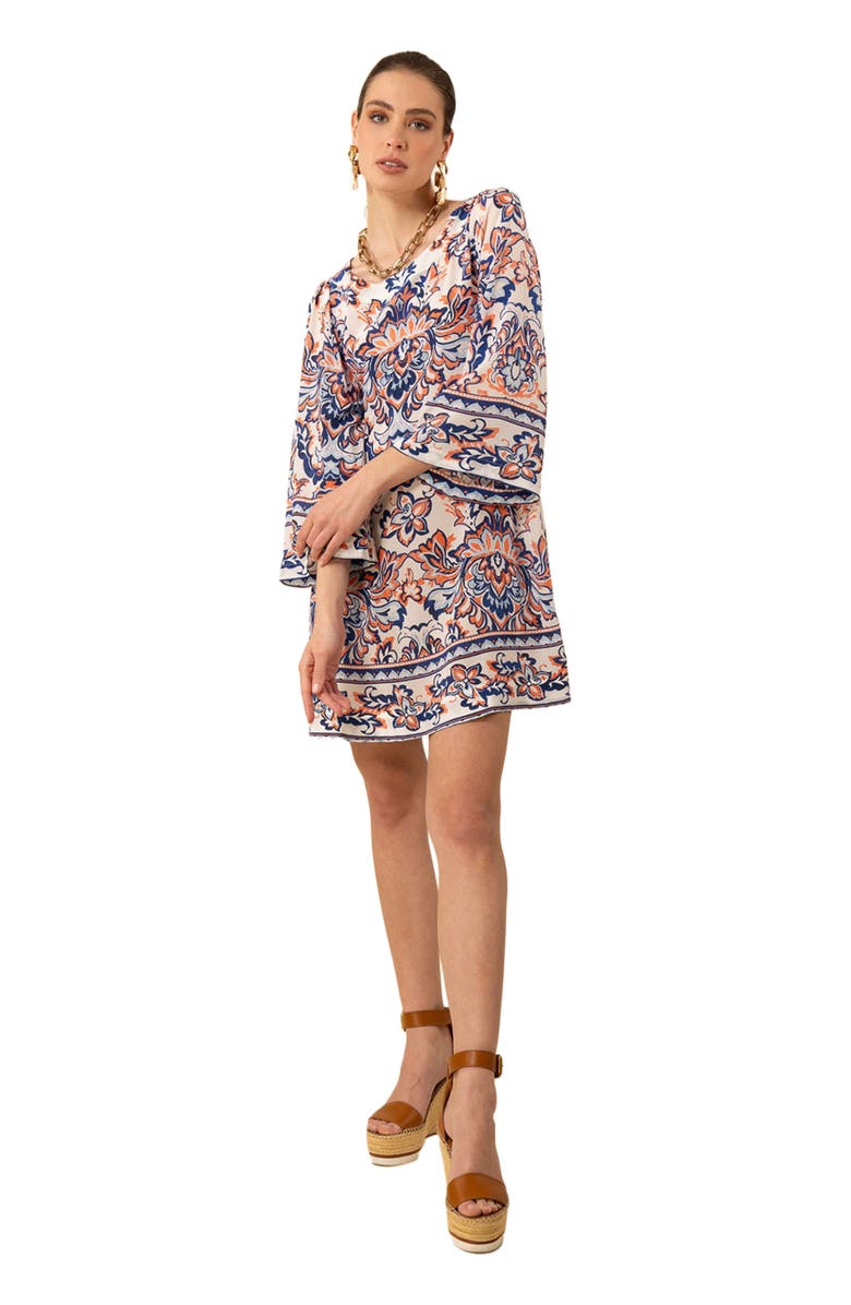 Hale Bob Flora Silk Dress, Alternate, color,