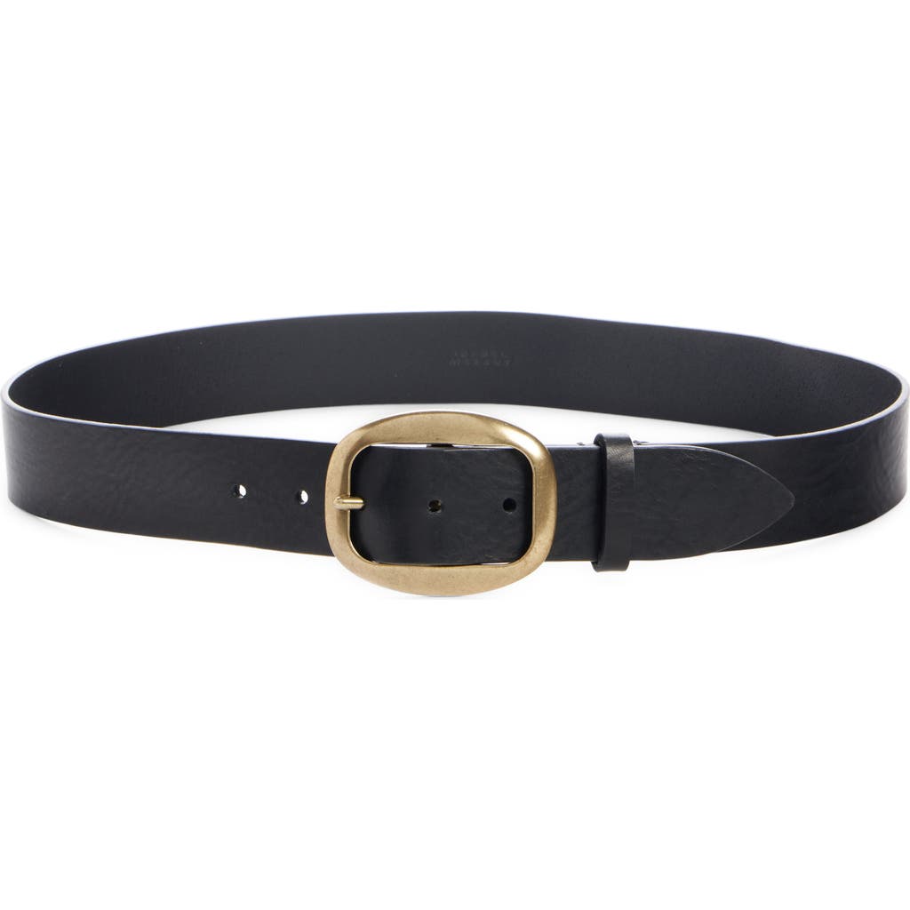 Isabel Marant Dara Leather Belt In Black