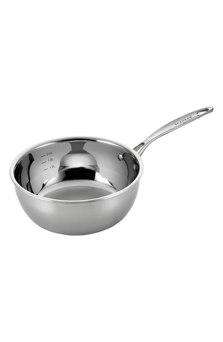 Scanpan Fusion 5 2-Quart Sauteuse Pan, Alternate, color, Silver