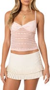 EDIKTED Tuesday Lace Crop Camisole