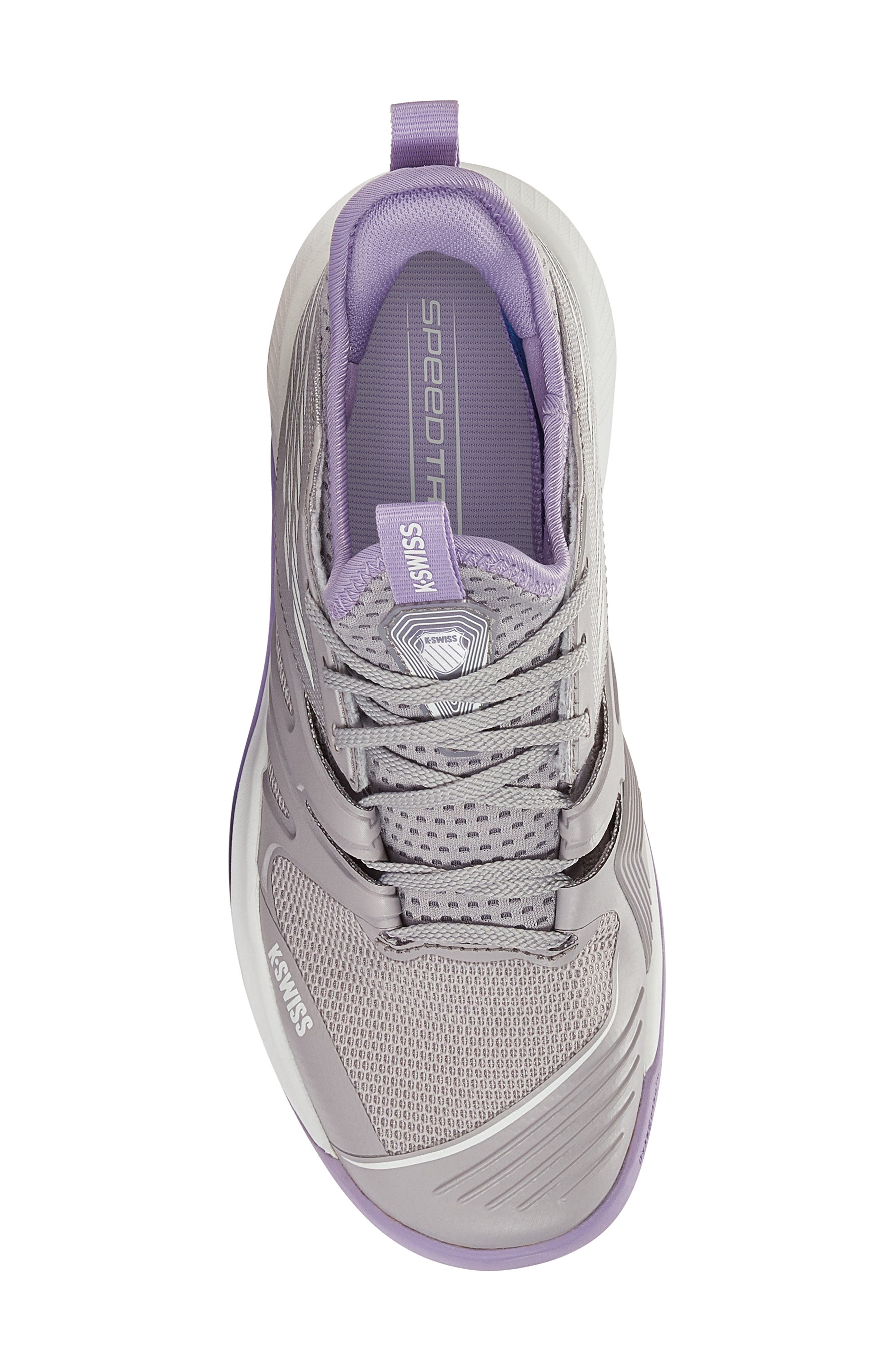 K-Swiss SpeedTrac Sneaker, Alternate, color, Rain/ White/ Purple