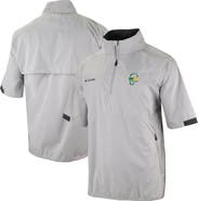 Columbia Men's Columbia  Gray WM Phoenix Open Big Shot Omni-Wick Short Sleeve Half-Zip Windbreaker Jacket