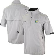 Columbia Men's Columbia Gray WM Phoenix Open Big Shot Omni-Wick Short Sleeve Half-Zip Windbreaker Jacket