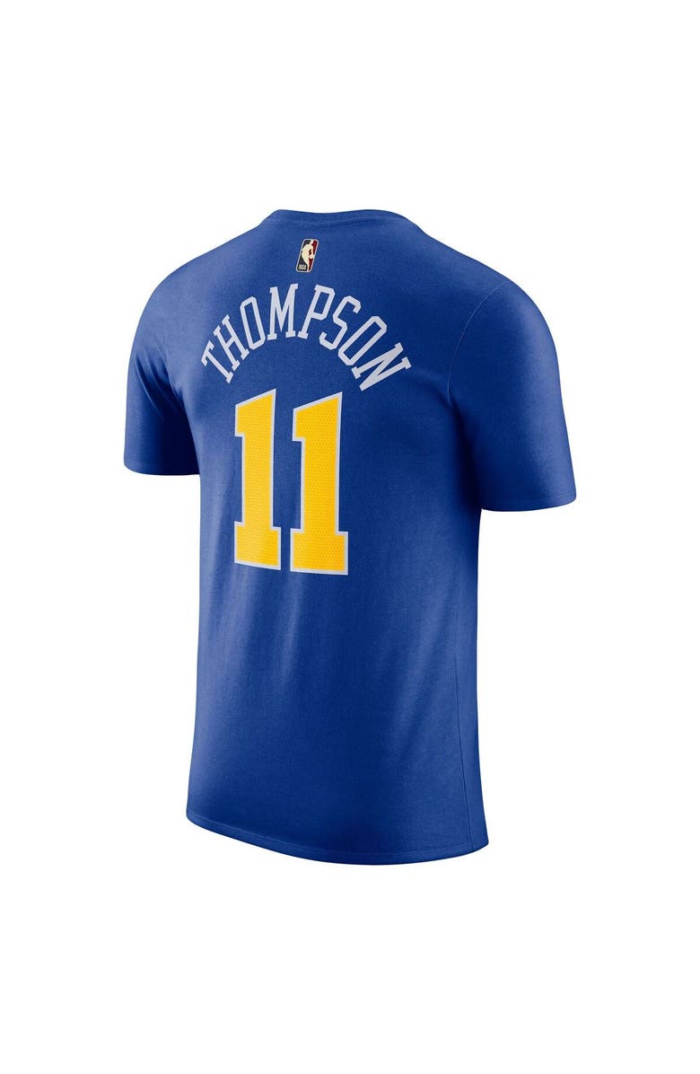 Nike Men's Nike Klay Thompson Royal Golden State Warriors 2022/23 Classic Edition Name & Number T-Shirt, Alternate, color, 