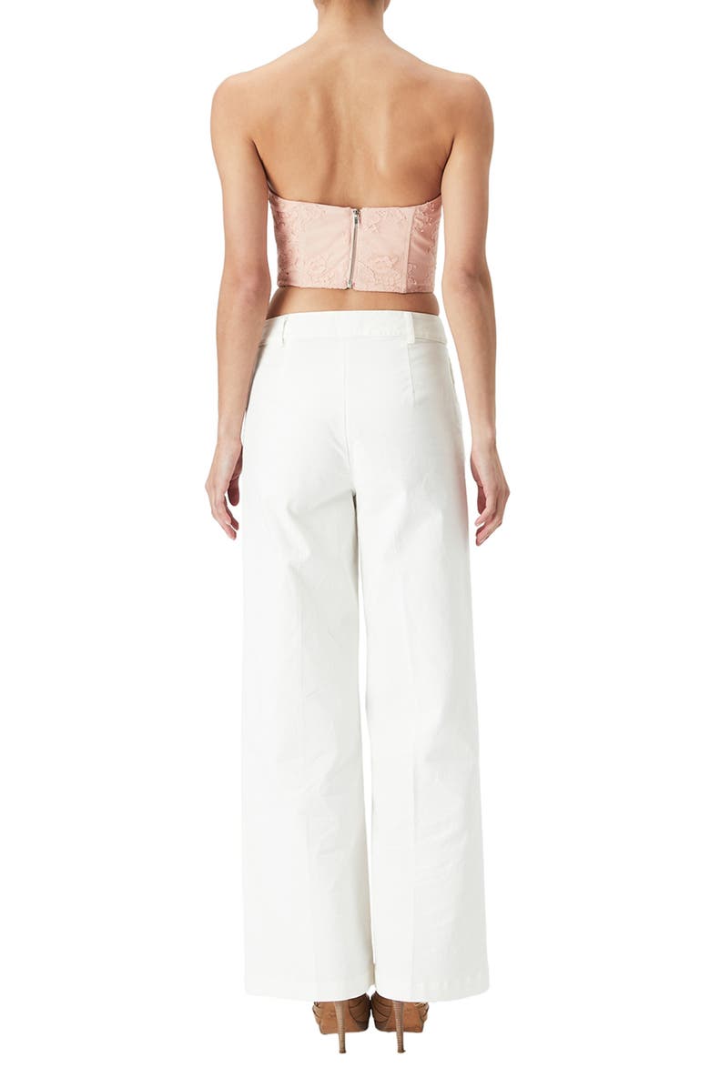 Bardot Ellie Floral Lace Corset Top, Alternate, color, 