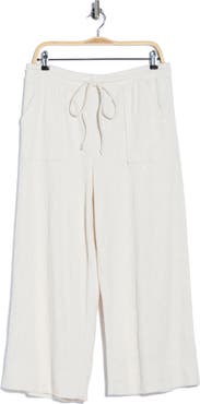 Bobeau Jacquard Wide Leg Pants