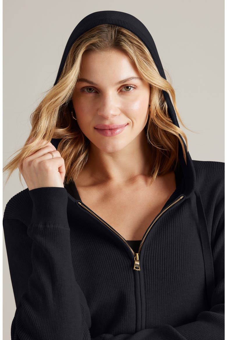 Daybreak Sweater Hoodie, Alternate, color, BLACK