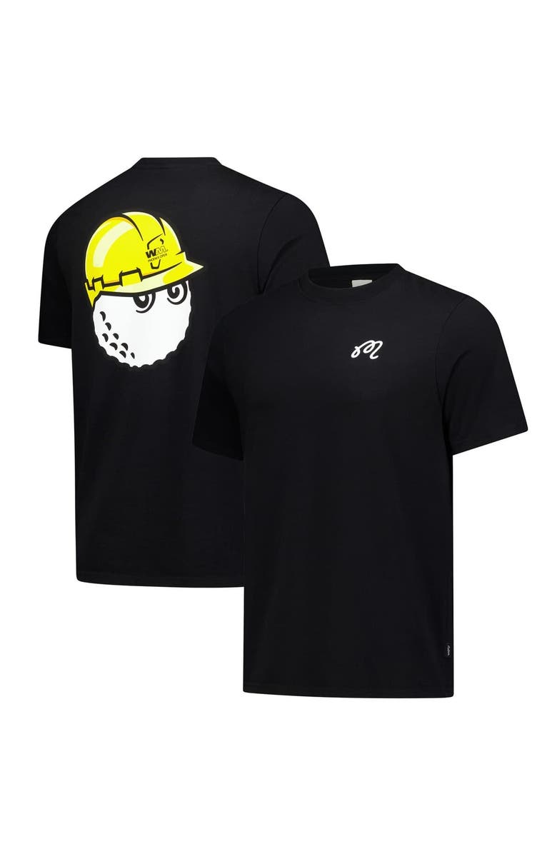 Malbon Golf Unisex Malbon Golf Black WM Phoenix Open Safety Buckets Bermuda T-Shirt, Main, color, Black