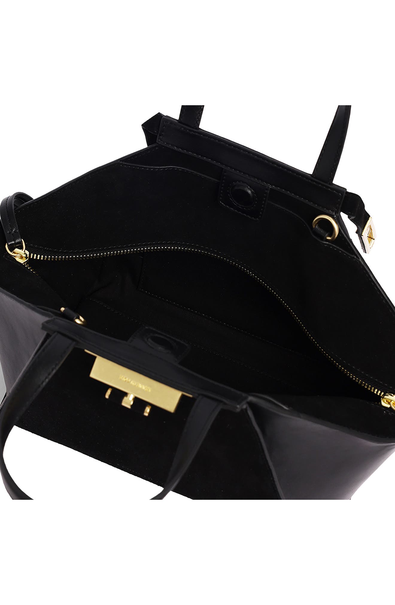 Crosby Leather Satchel, Alternate, color, BLACK