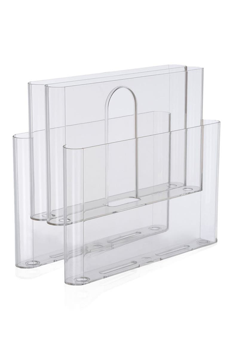 Magazine Rack, Main, color, TRANSPARENT