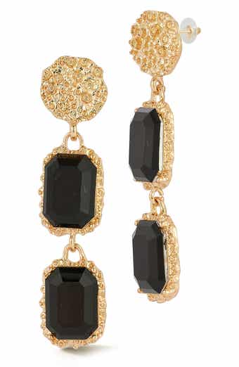 Stone Drop Earrings