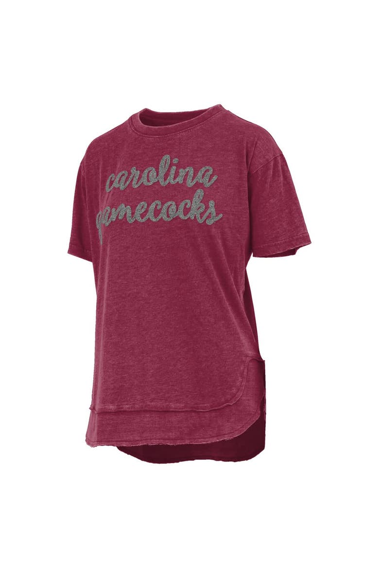 Women's Pressbox  Garnet South Carolina Gamecocks Poncho T-Shirt, Alternate, color, Garnet