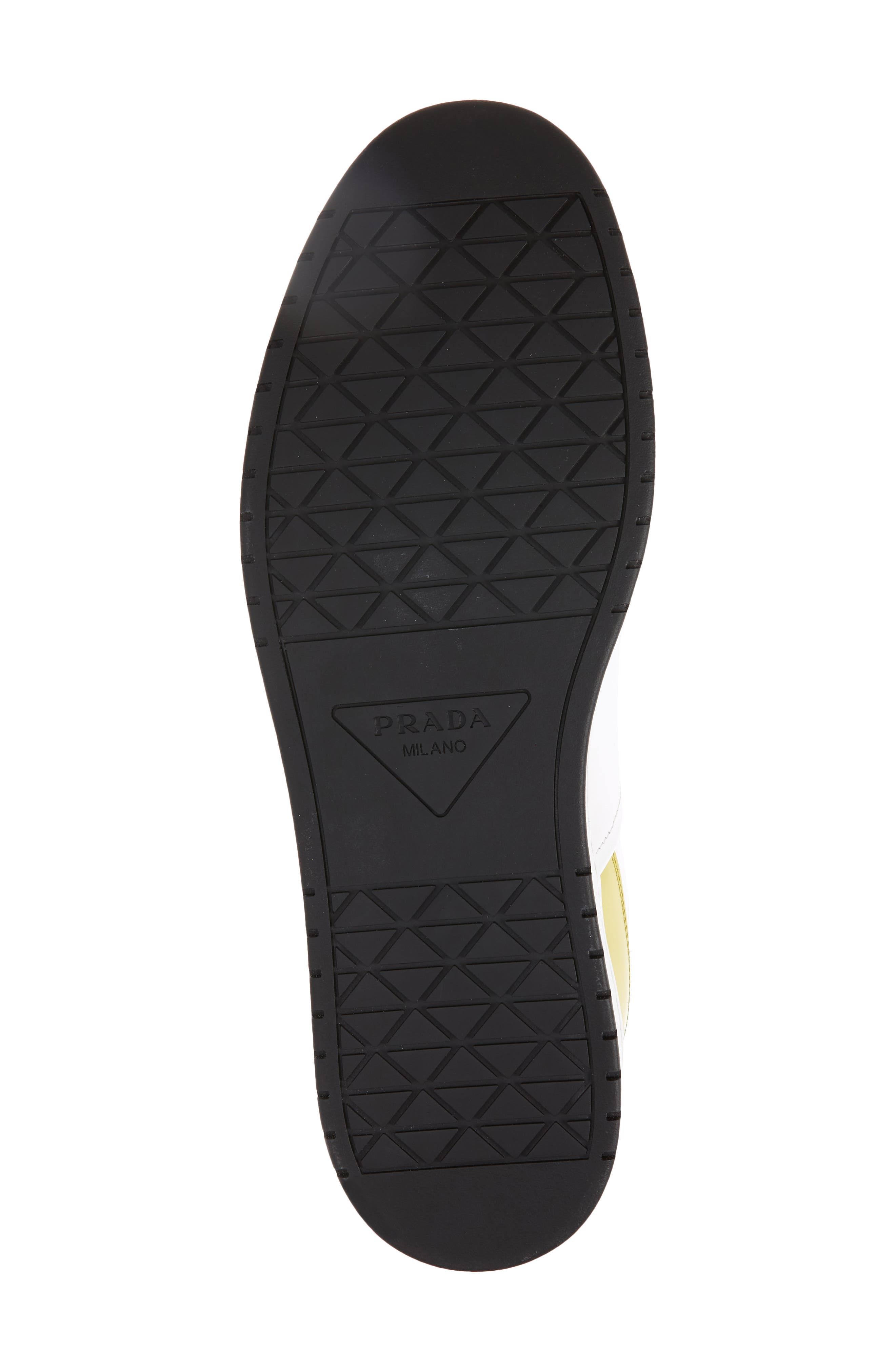 Prada Downtown Logo Low Top Sneaker, Alternate, color, 