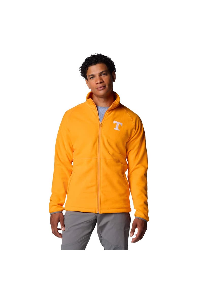 Columbia Men's Columbia  Tennessee Orange Tennessee Volunteers Flanker IV Fleece Raglan Full-Zip Jacket, Main, color, 