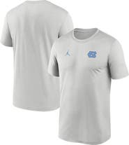 Jordan Brand Men's Jordan Brand Gray North Carolina Tar Heels 2025 Sideline Small Logo Legend Performance T-Shirt