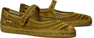 Tory Burch Open Weave Mary Jane Espadrille Flat