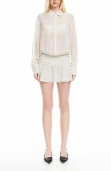 LIONESS Girls, Girls, Girls Polka Dot Long Sleeve Minidress