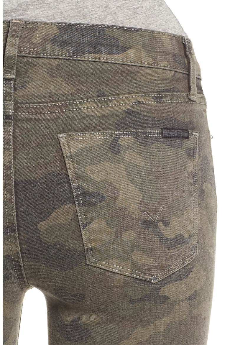 'Nico' Ankle Coated Skinny Jeans, Alternate, color, INFANTRY CAMO