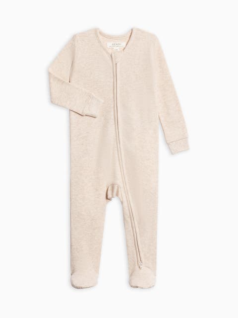 Lane Waffle Knit Footed Sleeper (Baby)