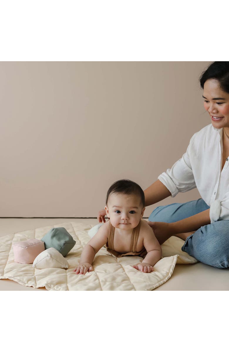 Snuggle Me Organic Cotton Twill Mat, Alternate, color, Natural