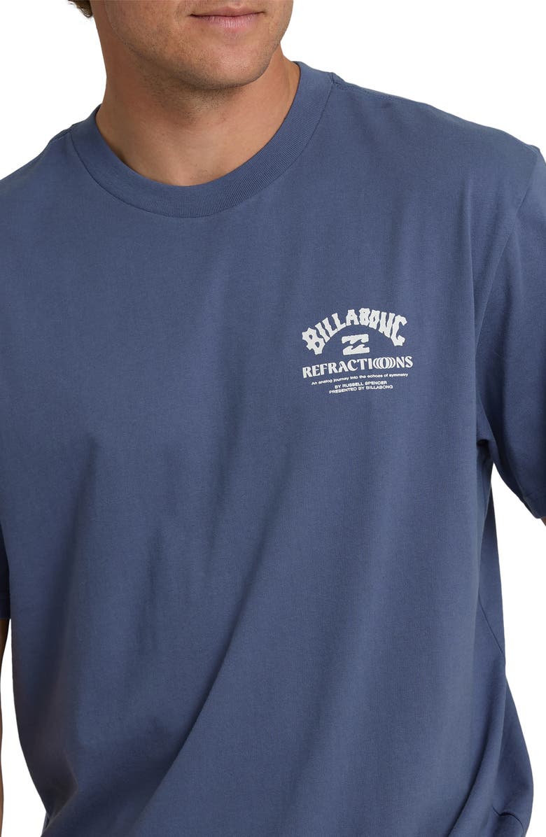 Billabong Flower Graphic T-Shirt, Alternate, color, Vintage Indigo