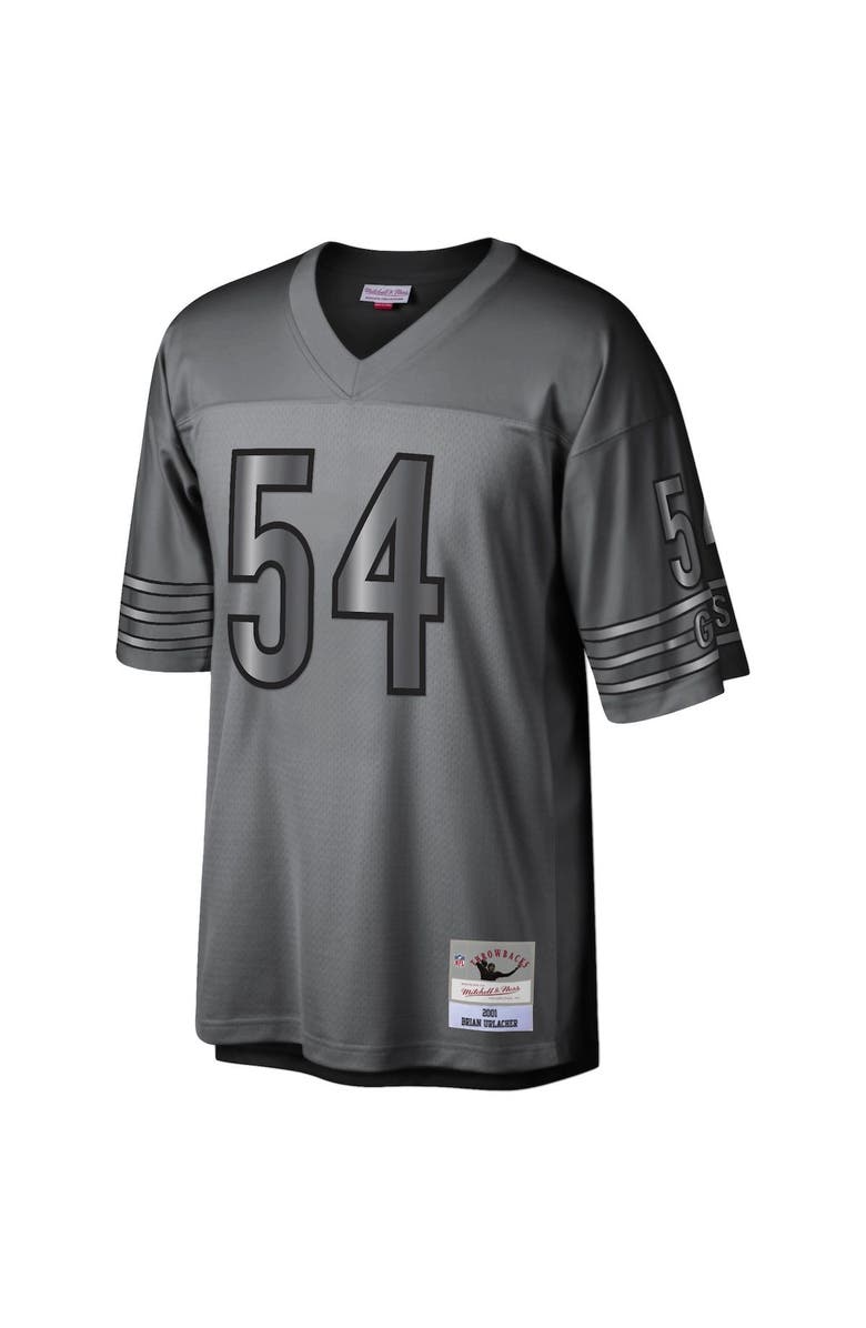 Mitchell & Ness Men's Mitchell & Ness Brian Urlacher Charcoal Chicago Bears 2001 Retired Player Metal Legacy Jersey, Alternate, color, 