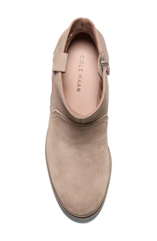 Cole Haan Paz Side Zip Bootie In Brown
