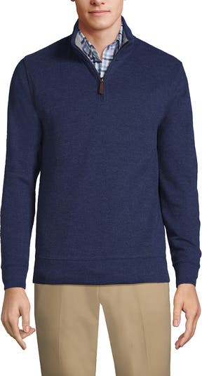 Lands' End Bedford Rib Quarter Zip Sweater | Nordstrom