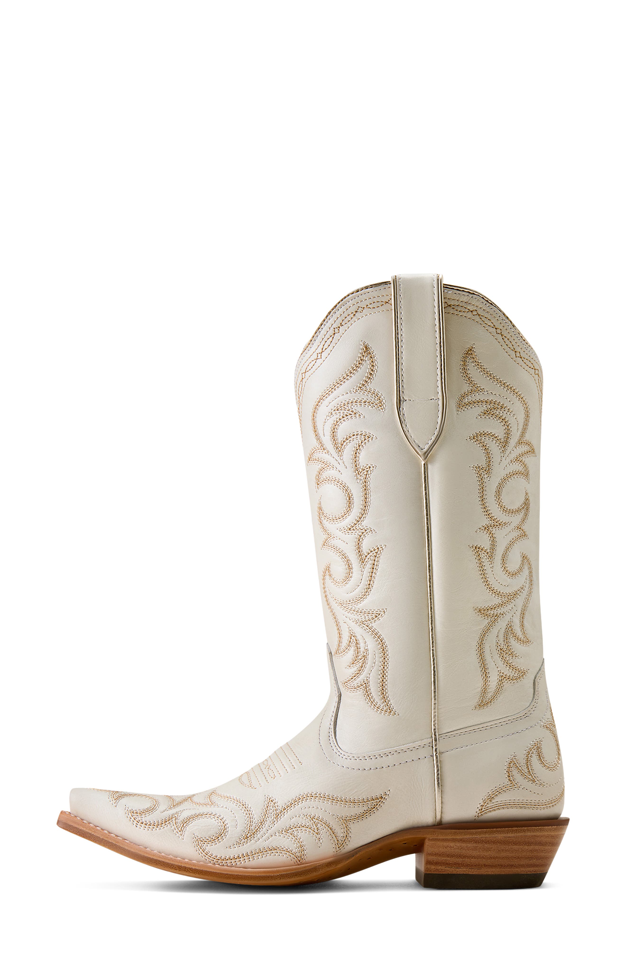 Hazen Leather Western Boot, Alternate, color, IVORY PEARL