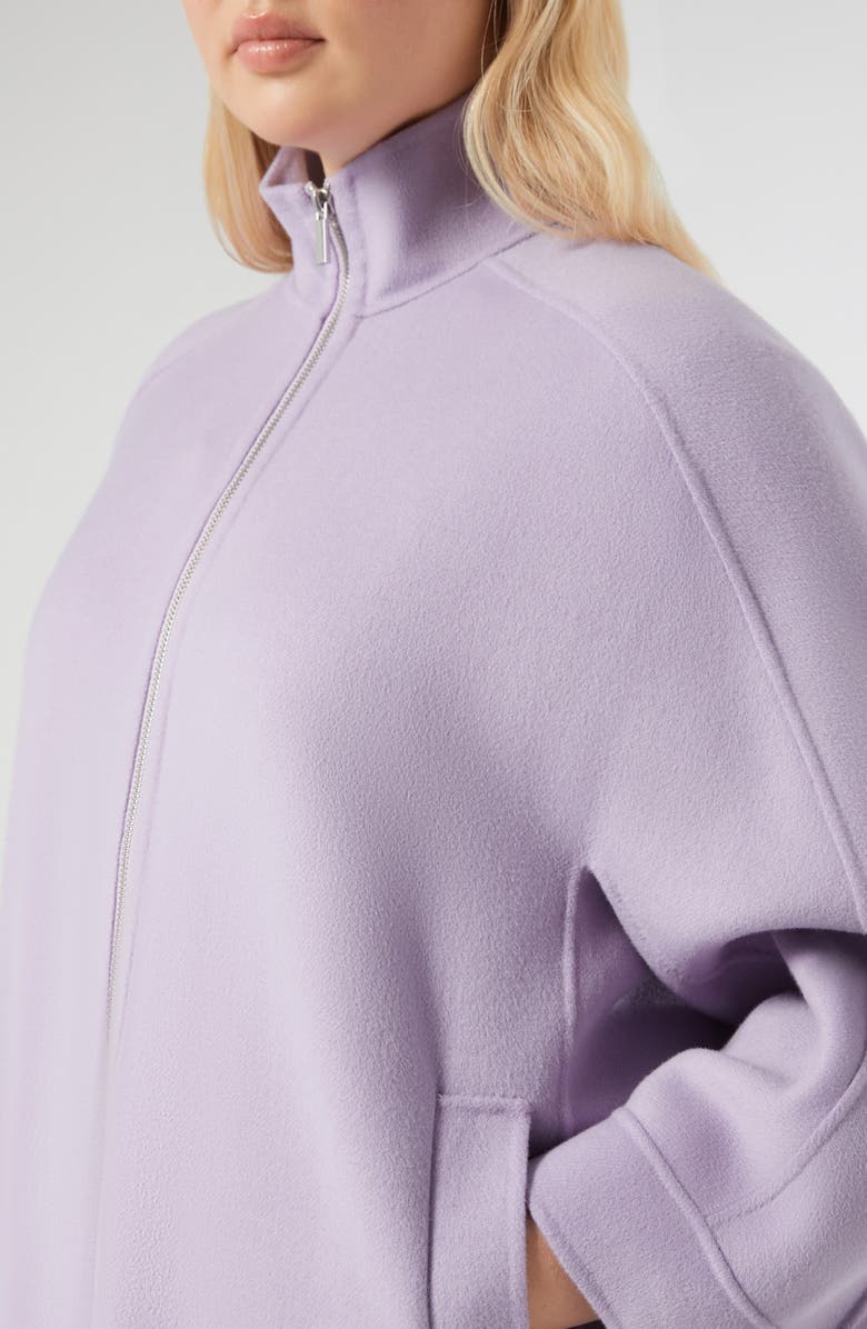 Marina Rinaldi Paio Wool Blend Jacket, Alternate, color, Lilac