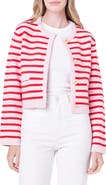 English Factory Stripe Cardigan