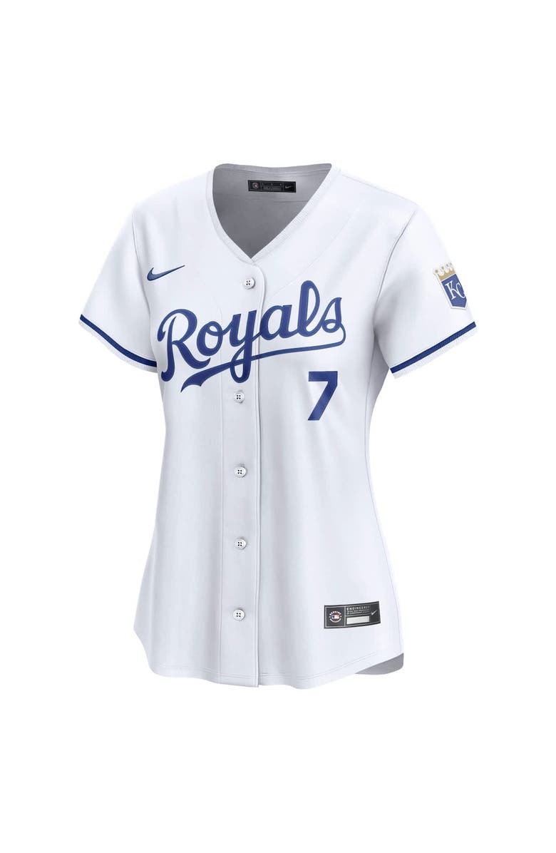 Nike Women's Nike Bobby Witt Jr. White Kansas City Royals Home Limited Jersey, Alternate, color, White