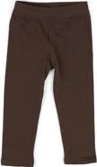Leveret Girls Cotton Leggings, Solid Colors