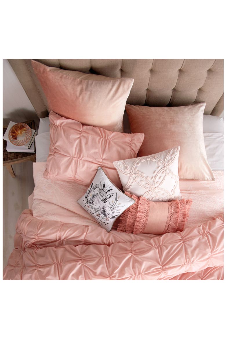 Fringe Pillow, Alternate, color, BLUSH