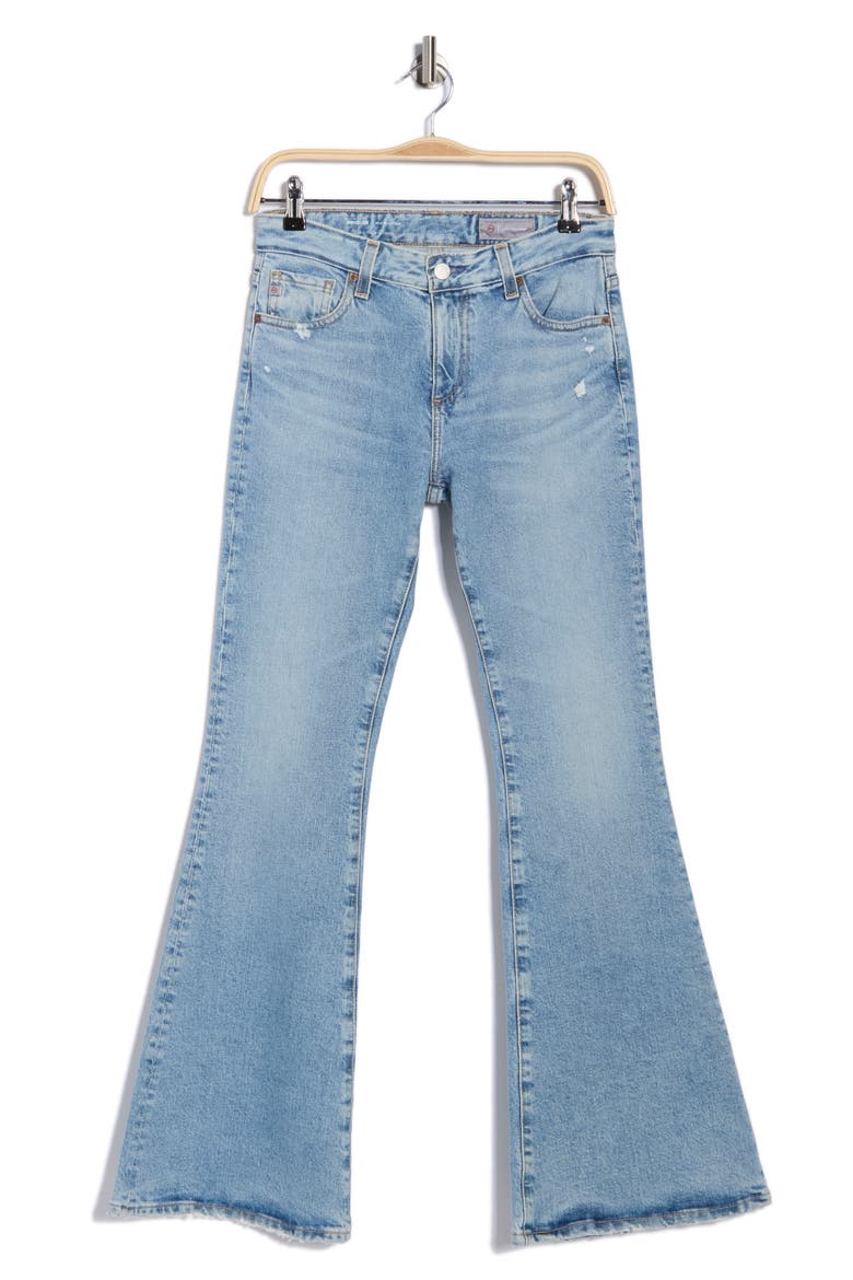 Flare Leg Jeans, Alternate, color, APPARITION