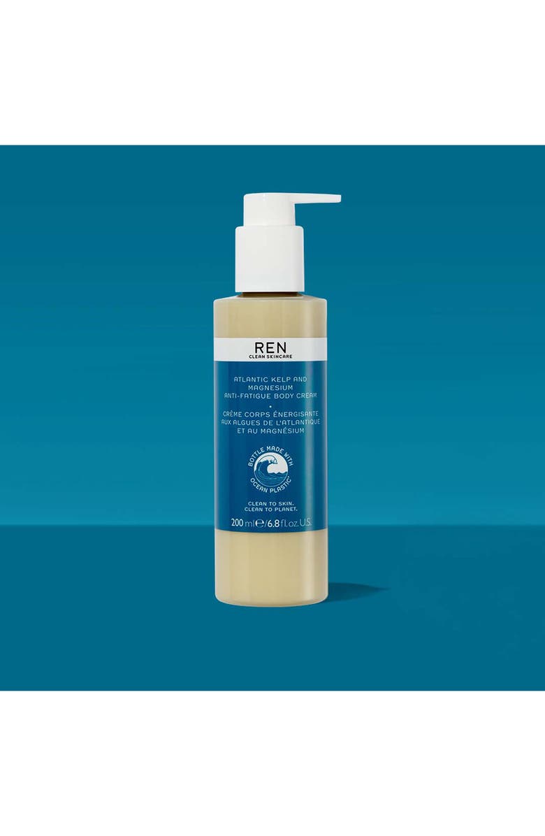 REN Clean Skincare Atlantic Kelp and Magnesium Anti-Fatigue Body Cream, Alternate, color, 