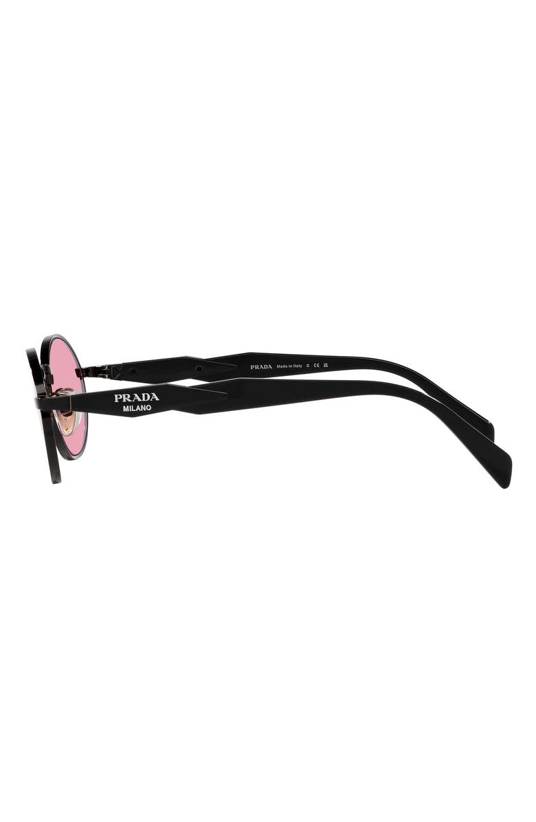 Prada 55mm Oval Sunglasses, Alternate, color,
