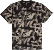 G-STAR Sprayed Letters Loose Organic Cotton T-Shirt