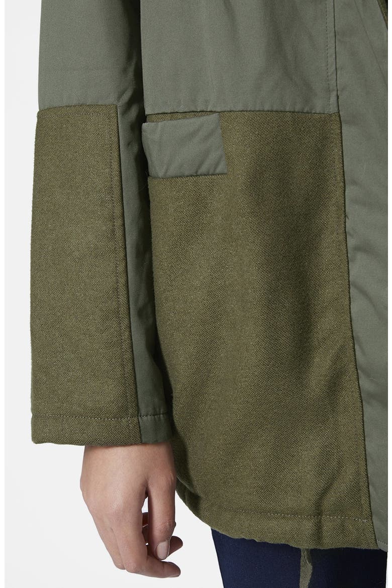 'Toddy' Faux Fur Parka, Alternate, color, OLIVE