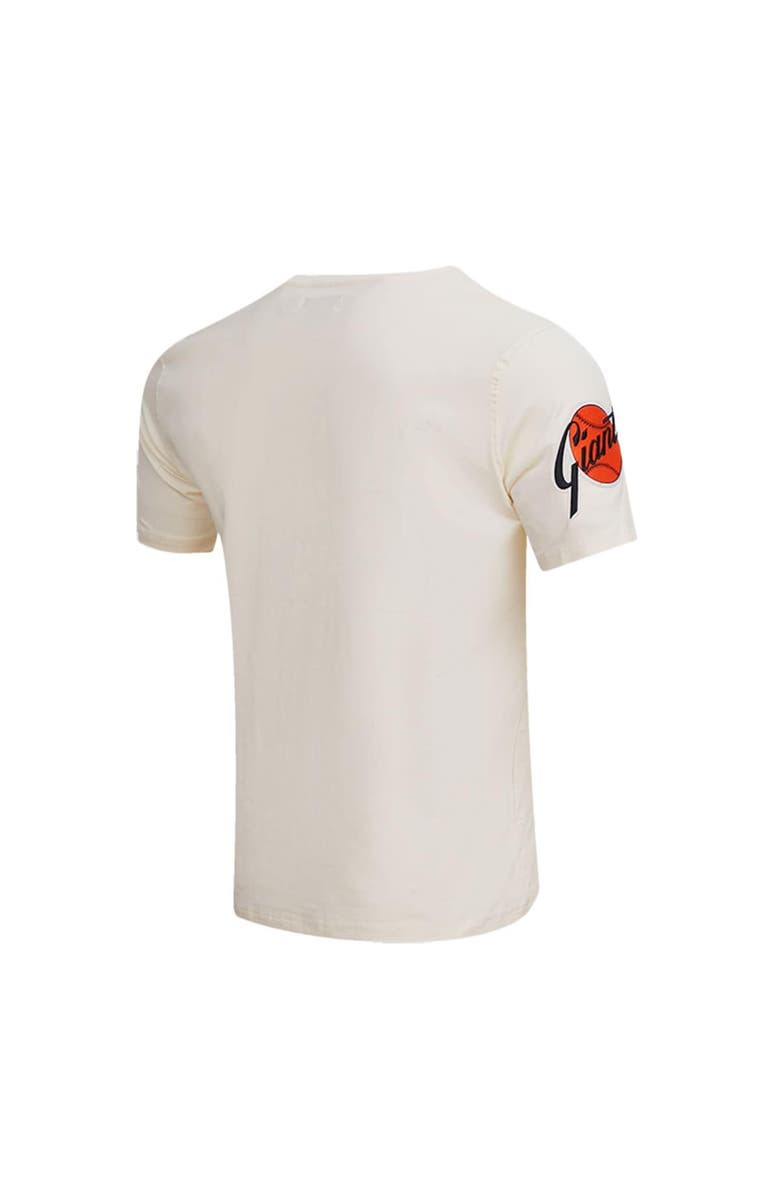 PRO STANDARD Men's Pro Standard Cream San Francisco Giants Cooperstown Collection Old English T-Shirt, Alternate, color, 
