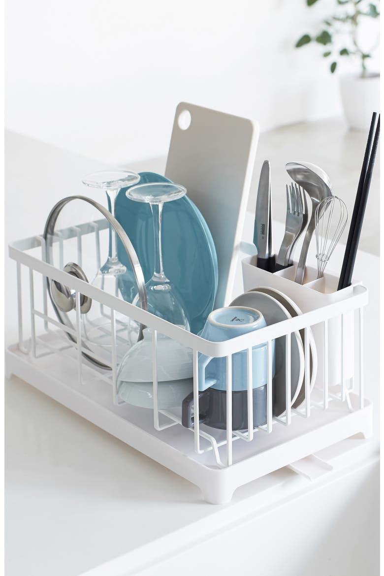 Tower Wire Dish Drainer Rack, Alternate, color, WHITE