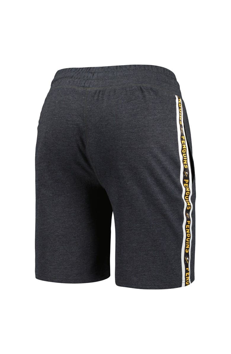 CONCEPTS SPORT Men's Concepts Sport  Charcoal Pittsburgh Penguins Team Stripe Shorts, Alternate, color, 