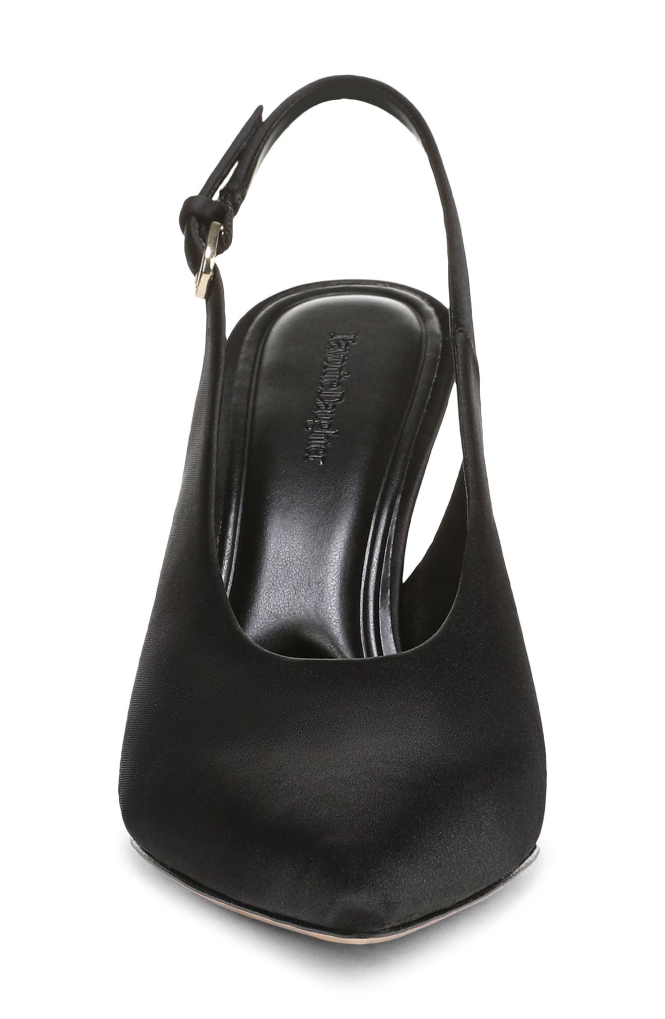 Favorite Daughter Remy Pointed Toe Slingback Sandal, Alternate, color, Black