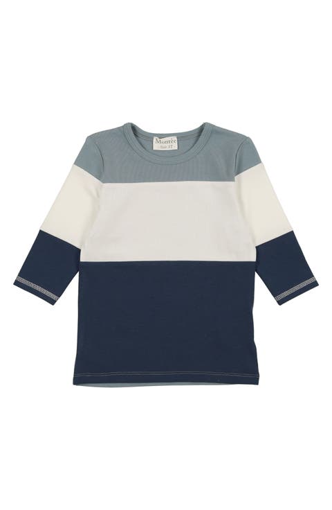 Kids' Rugby Stripe Cotton Blend T-Shirt