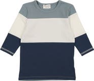Manière Kids' Rugby Stripe Cotton Blend T-Shirt